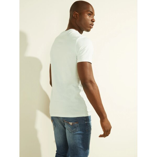 Ανδρική Μπλούζα GUESS M2GI10I3Z11 AIDY CN Λευκό - Image 4