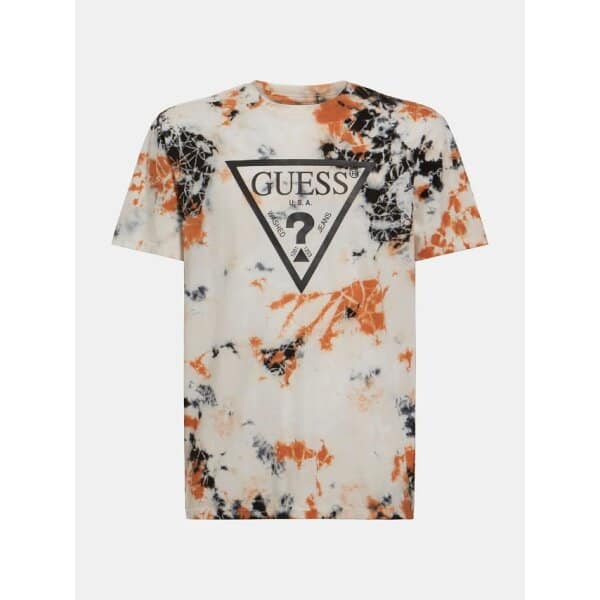 Ανδρική Μπλούζα GUESS PM2GI61K9RM1 TIE DYE LOGO Πολύχρωμο - Image 4