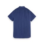 Ανδρικό Πουκάμισο SCOTCH & SODA GARMENT DYED LINEN 166011 Μπλέ - Image 3