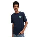 Ανδρική Μπλούζα SCOTCH & SODA 166652 GRAPHIC CREWNECK Μπλέ - Image 7