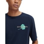 Ανδρική Μπλούζα SCOTCH & SODA 166652 GRAPHIC CREWNECK Μπλέ - Image 4
