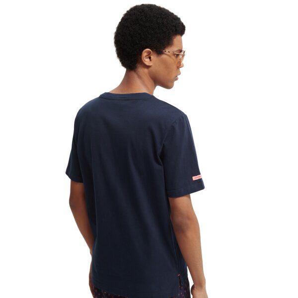 Ανδρική Μπλούζα SCOTCH & SODA 168428 SEASONAI LOGO Μπλέ - Image 4