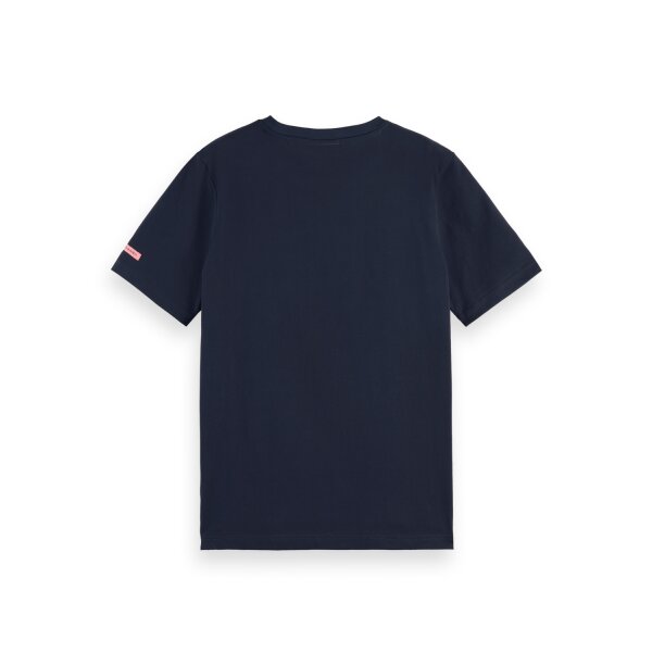 Ανδρική Μπλούζα SCOTCH & SODA 168428 SEASONAI LOGO Μπλέ - Image 5