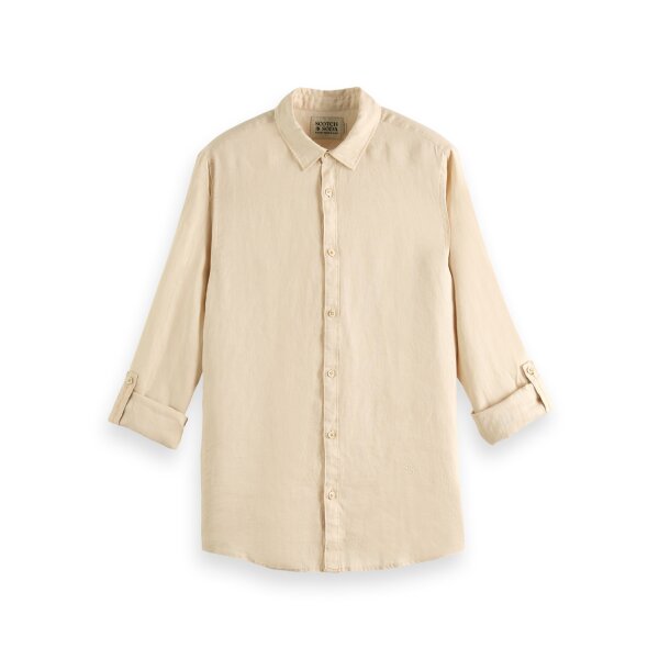 Scotch-&-Sod_SS22_0137_165982 Ανδρικό Πουκάμισο SCOTCH & SODA REGULAR FIT GARMENT 165982 Εκρού - Image 4