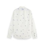 Ανδρικό Πουκάμισο SCOTCH & SODA 166008 PRINTED POPLIN Λευκό - Image 2