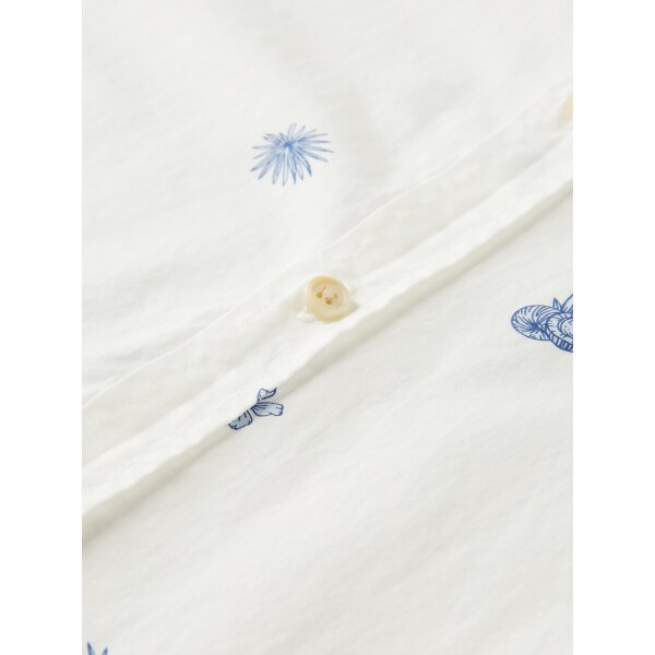 Scotch-&-Sod_SS22_0217_166008 (2) Ανδρικό Πουκάμισο SCOTCH & SODA 166008 PRINTED POPLIN Λευκό - Image 3