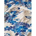 Ανδρικό Πουκάμισο SCOTCH & SODA 165902 PRINTED ORGANIC POPLIN Λευκό - Image 7