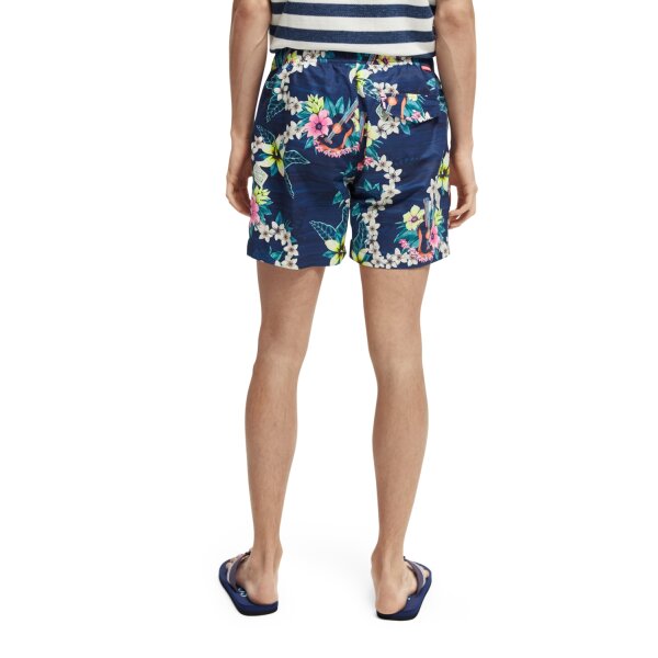 Ανδρικό Μαγιό SCOTCH & SODA RECYCLED PRINTED 166838 Μπλέ - Image 3