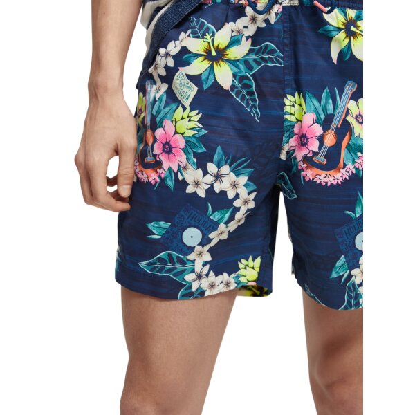 Ανδρικό Μαγιό SCOTCH & SODA RECYCLED PRINTED 166838 Μπλέ - Image 5