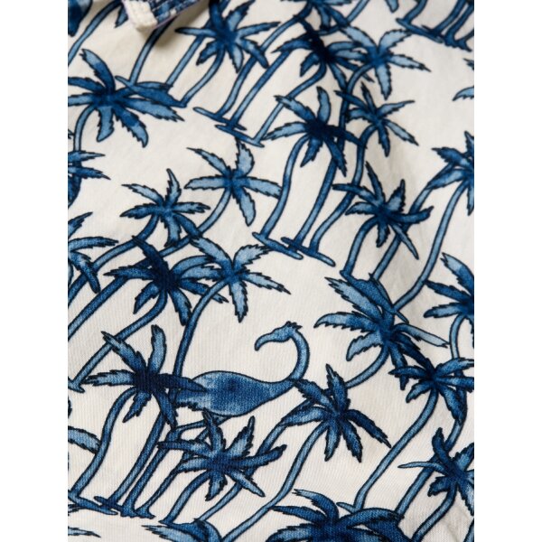 Ανδρικό Πουκάμισο SCOTCH & SODA 166008 PRINTED POPLIN Λευκό Μπλέ - Image 2