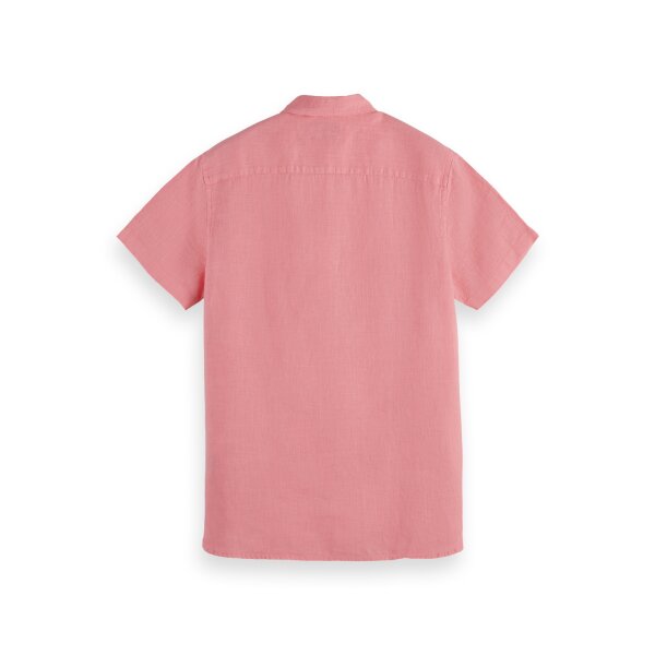 Ανδρικό Πουκάμισο SCOTCH & SODA GARMENT DYED LINEN 166011 Ροζ - Image 2