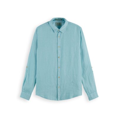 Ανδρικό Πουκάμισο SCOTCH & SODA REGULAR FIT GARMENT 165982 Γαλάζιο