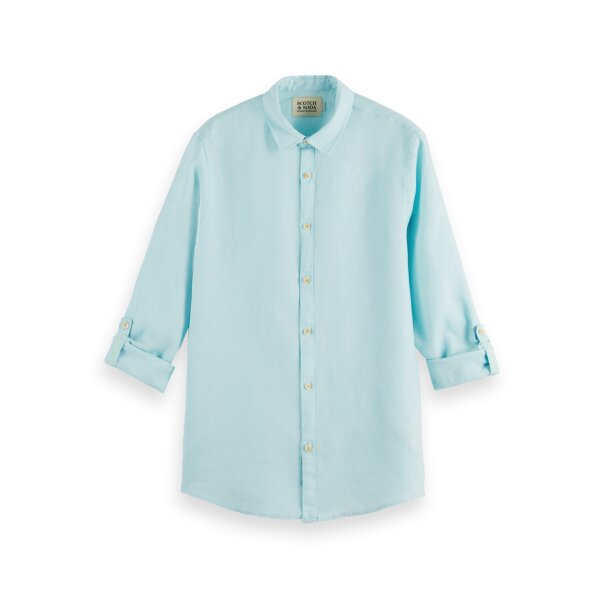 Ανδρικό Πουκάμισο SCOTCH & SODA REGULAR FIT GARMENT 165982 Γαλάζιο - Image 4