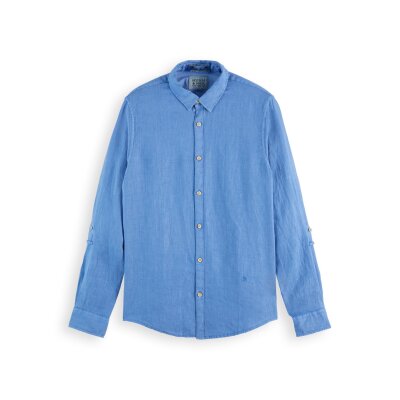 Ανδρικό Πουκάμισο SCOTCH & SODA REGULAR FIT GARMENT 165982 Μπλέ