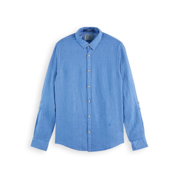 Ανδρικό Πουκάμισο SCOTCH & SODA REGULAR FIT GARMENT 165982 Μπλέ - Image 1