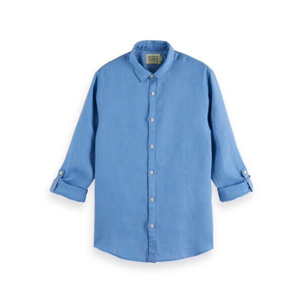 Ανδρικό Πουκάμισο SCOTCH & SODA REGULAR FIT GARMENT 165982 Μπλέ - Image 4