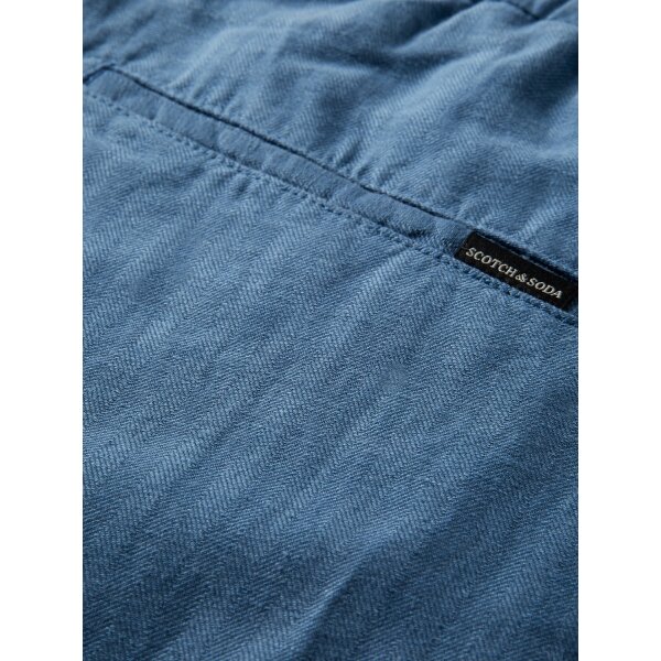 Ανδρικό Παντελόνι SCOTCH & SODA WARREN 165932 CHINO LINEN Γαλάζιο - Image 2