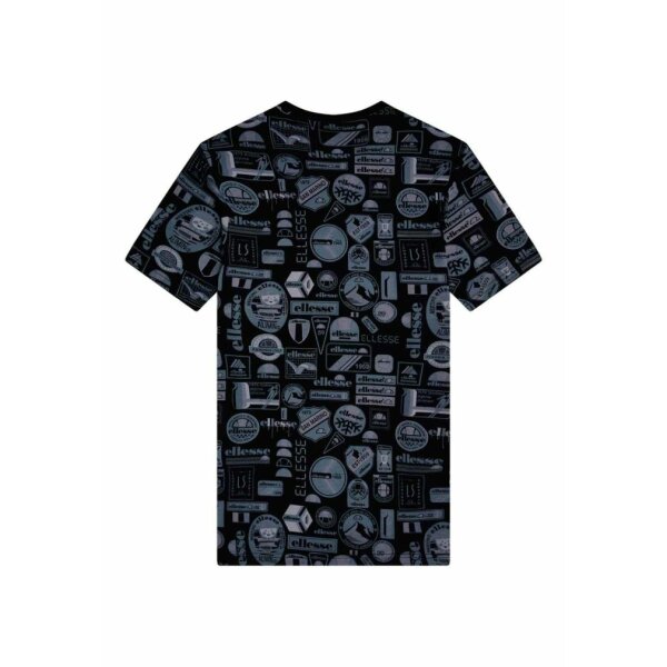 camiseta-ellesse-hirona-black (1) Ανδρική Μπλούζα ELLESSE HIRONA SHM14517 Μαύρο - Image 2