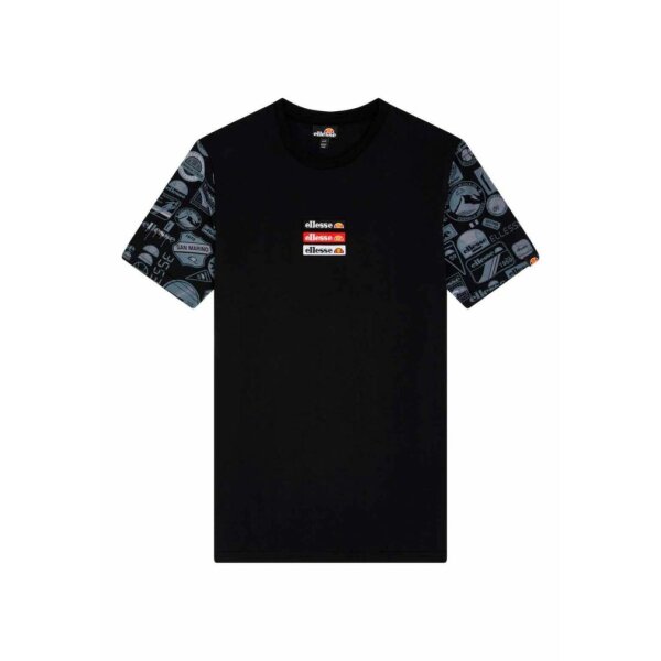camiseta-ellesse-hirona-black Ανδρική Μπλούζα ELLESSE HIRONA SHM14517 Μαύρο - Image 1