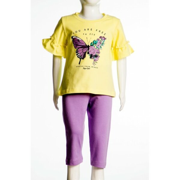 joyce-13742-σετ-κολάν-μωβ Σετ Κολάν Κορίτσι Joyce 13742 Κίτρινο - Image 1