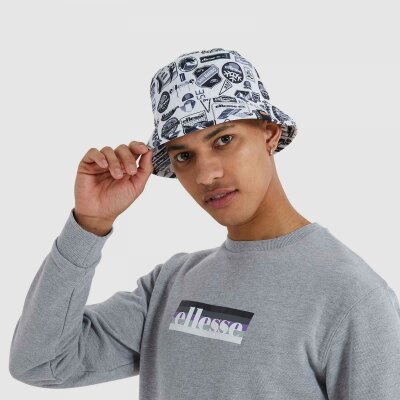 Ανδρικό Καπέλο ELLESSE PEDRI BUCKET HAT SAMA2235 Λευκό
