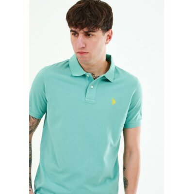Ανδρική Μπλούζα Polo Πικέ U.S.POLO ASSN 6142341029 Πράσινο