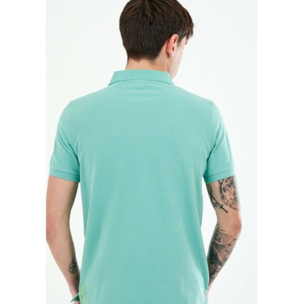 Ανδρική Μπλούζα Polo Πικέ U.S.POLO ASSN 6142341029 Πράσινο - Image 3