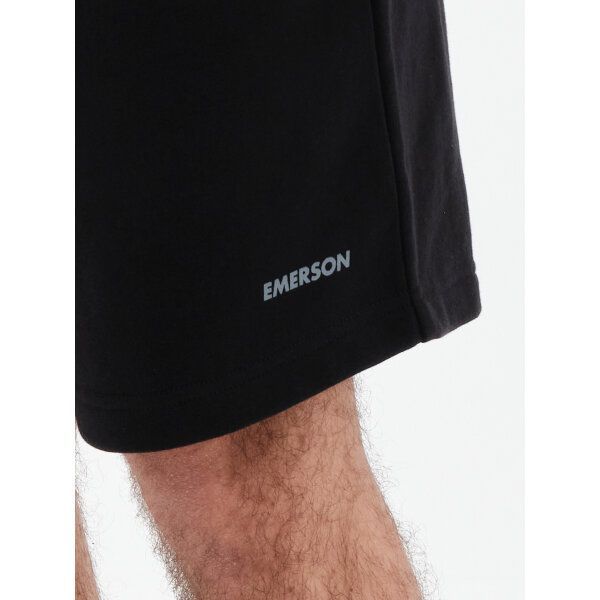 Ανδρική Βερμούδα Φούτερ EMERSON 221.EM26.39 Μαύρο - Image 6