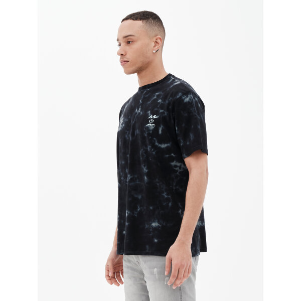 221.EM33.27TD-TIE-DYE-EBONY_2 Ανδρική Μπλούζα EMERSON TIE DYE 221.EM33.27TD Μαύρο - Image 2