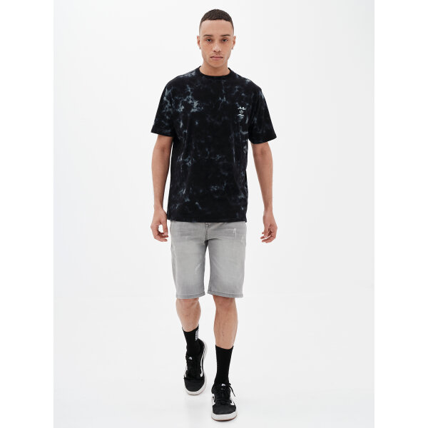 221.EM33.27TD-TIE-DYE-EBONY_4 Ανδρική Μπλούζα EMERSON TIE DYE 221.EM33.27TD Μαύρο - Image 4