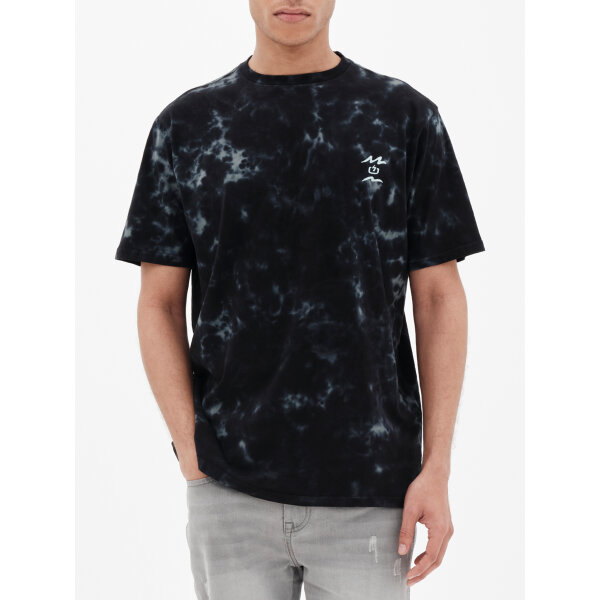 221.EM33.27TD-TIE-DYE-EBONY_7 Ανδρική Μπλούζα EMERSON TIE DYE 221.EM33.27TD Μαύρο - Image 7
