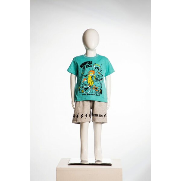 Παιδικό Σετ Μακό Joyce  Αγόρι “rock” τιρκουάζ 13901 - Image 1