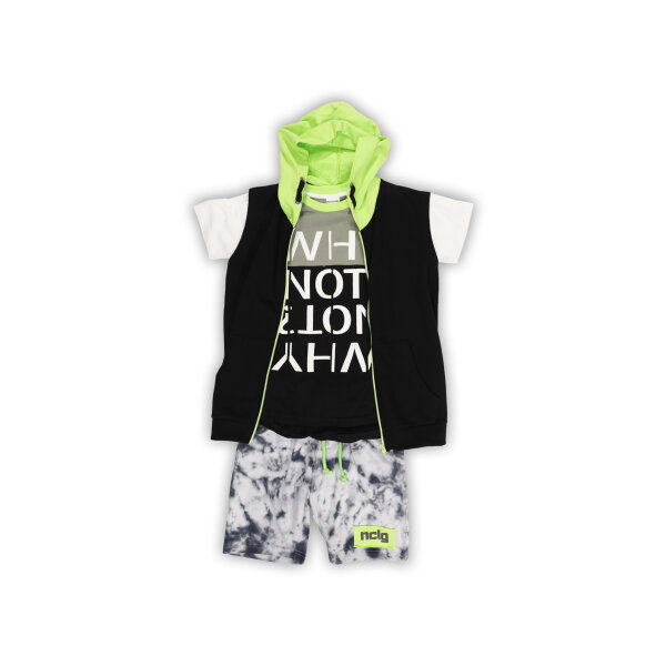 8093 ΣΕΤ ΑΓΟΡΙ  3 ΤΕΜΑΧΙΑ ΜΕ ΓΙΛΕΚΟ NEW COLLEGE ΜΑΥΡΟ  33-8093 - Image 1