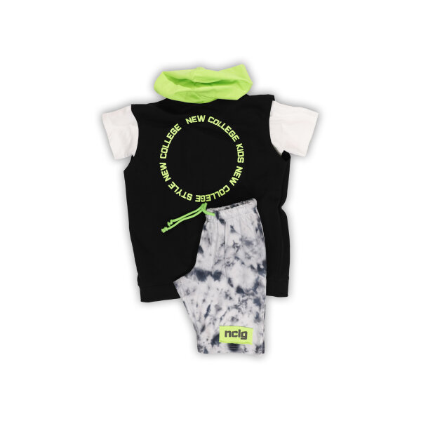 8093_2 ΣΕΤ ΑΓΟΡΙ  3 ΤΕΜΑΧΙΑ ΜΕ ΓΙΛΕΚΟ NEW COLLEGE ΜΑΥΡΟ  33-8093 - Image 2