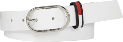 ΓΥΝΑΙΚΕΙΑ ΖΩΝΗ OVAL BUCKLE SIGNATURE LEATHER BELT TOMMY JEANS AW0AW11652-YBR