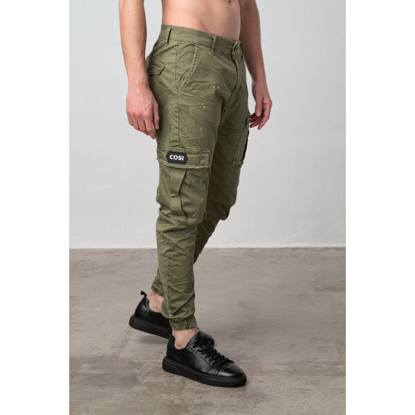 Ανδρικό Παντελόνι Cargo Cosi BAGNOLI Χακί - Image 5