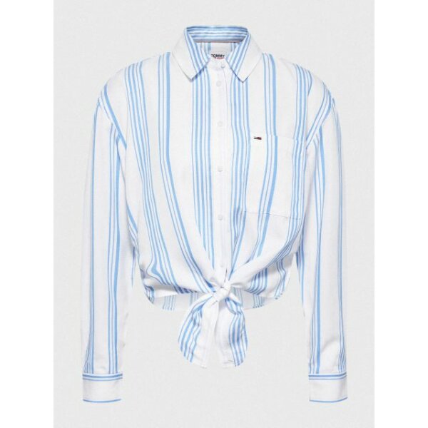 C21_02_DW0DW12901CY0_CI-ST-F1 ΡΙΓΕ ΠΟΥΚΑΜΙΣΟ ΜΕ ΔΕΣΙΜΟ TOMMY JEANS DW0DW12901-CY0 - Image 2