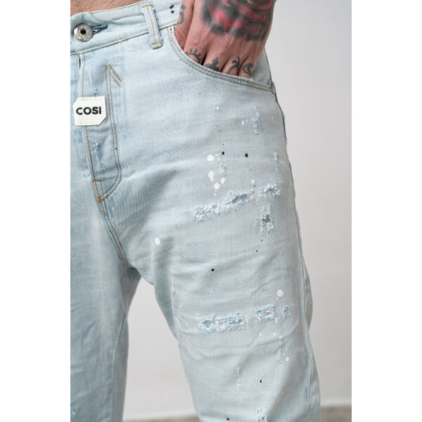 Ανδρικό Παντελόνι Τζιν Cosi CASPERI 4 Μπλέ Ανοιχτό - Image 3