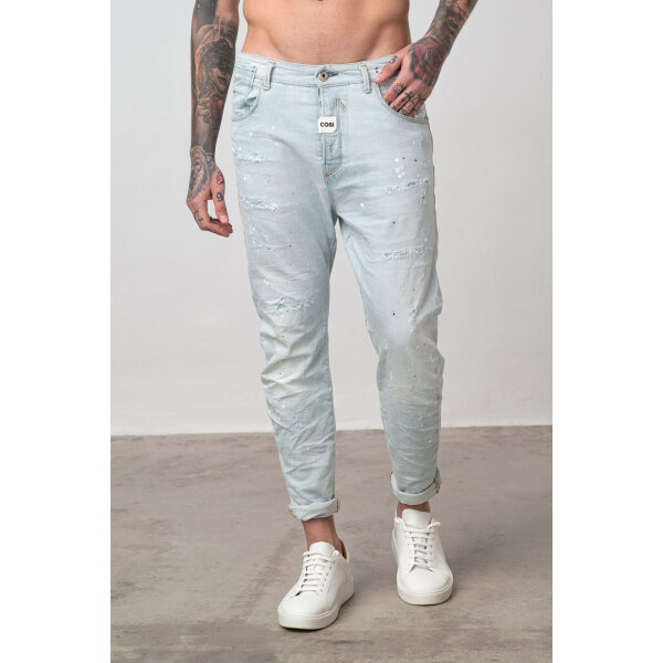 CASPERI 4 FRONT Ανδρικό Παντελόνι Τζιν Cosi CASPERI 4 Μπλέ Ανοιχτό - Image 1