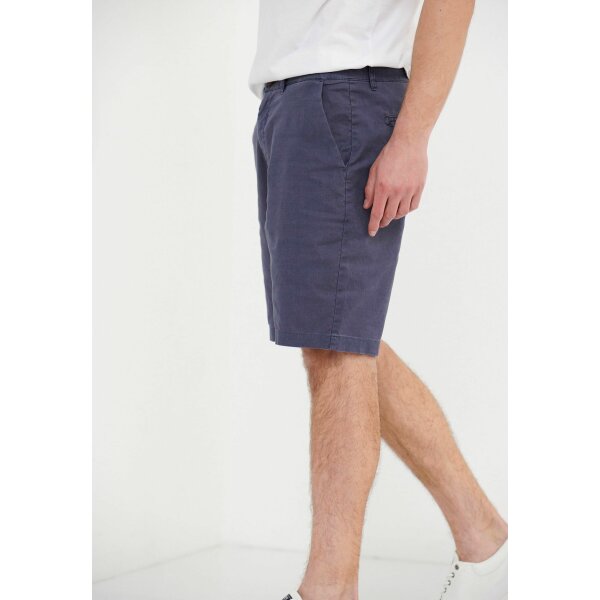 Ανδρική Βερμούδα Λινή CHINO FUNKY BUDDHA FBM005-011-03 Μπλέ - Image 3