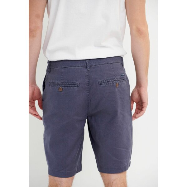 Ανδρική Βερμούδα Λινή CHINO FUNKY BUDDHA FBM005-011-03 Μπλέ - Image 5