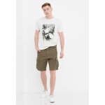 Ανδρική Βερμούδα CARGO FUNKY BUDDHA FBM005-035-03 Χακί - Image 2