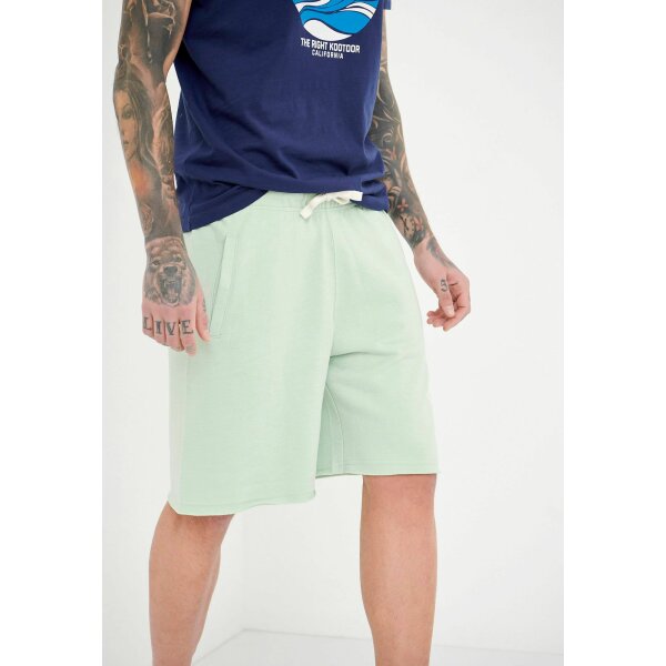 Ανδρική Βερμούδα Φούτερ FUNKY BUDDHA FBM005-051-03 Πράσινο - Image 1