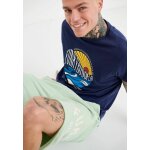 Ανδρική Βερμούδα Φούτερ FUNKY BUDDHA FBM005-051-03 Πράσινο - Image 5