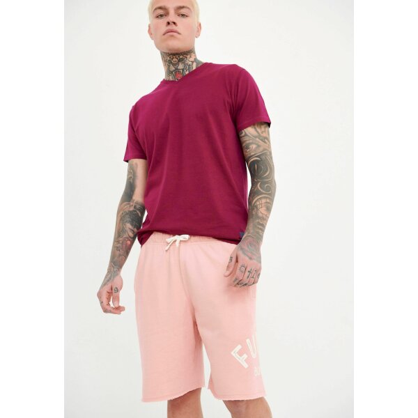 Ανδρική Βερμούδα Φούτερ FUNKY BUDDHA FBM005-051-03 ΡΟΖ - Image 2