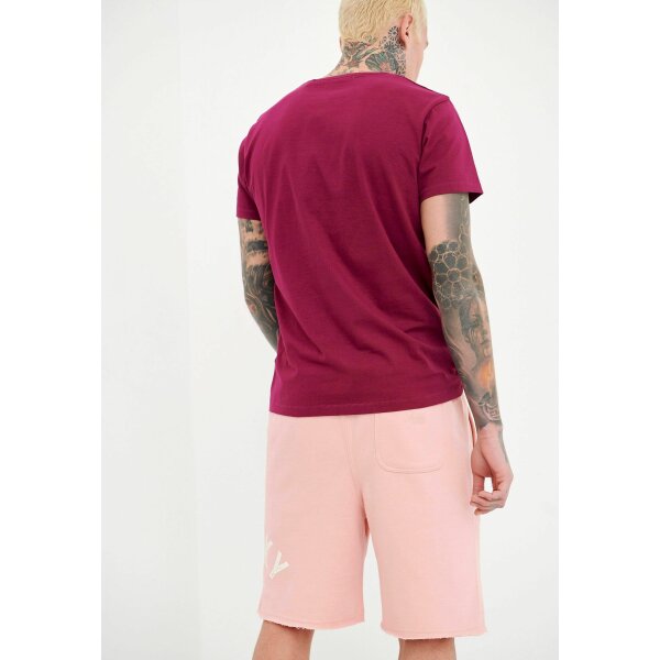 Ανδρική Βερμούδα Φούτερ FUNKY BUDDHA FBM005-051-03 ΡΟΖ - Image 4