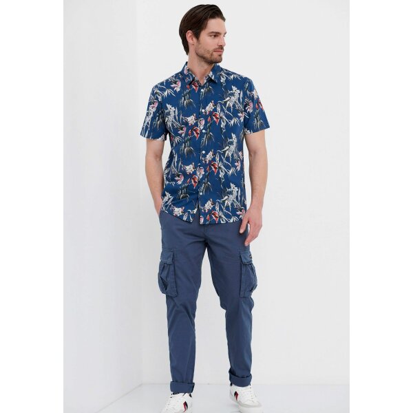 Ανδρικό Πουκάμισο FUNKY BUDDHA FBM005-052-05 Μπλέ - Image 2