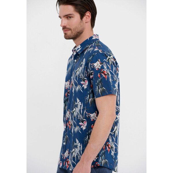 Ανδρικό Πουκάμισο FUNKY BUDDHA FBM005-052-05 Μπλέ - Image 3