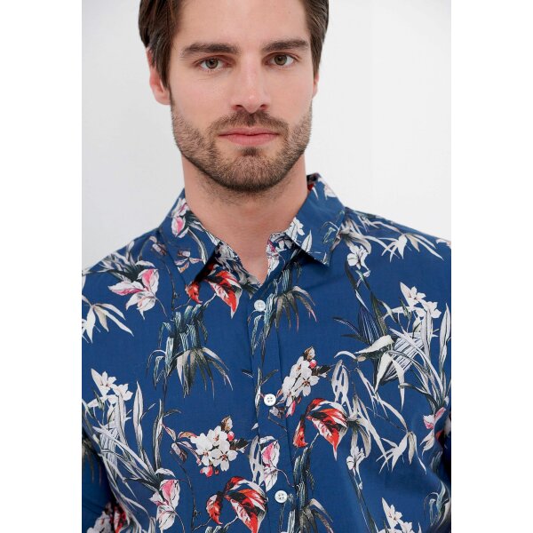 Ανδρικό Πουκάμισο FUNKY BUDDHA FBM005-052-05 Μπλέ - Image 5