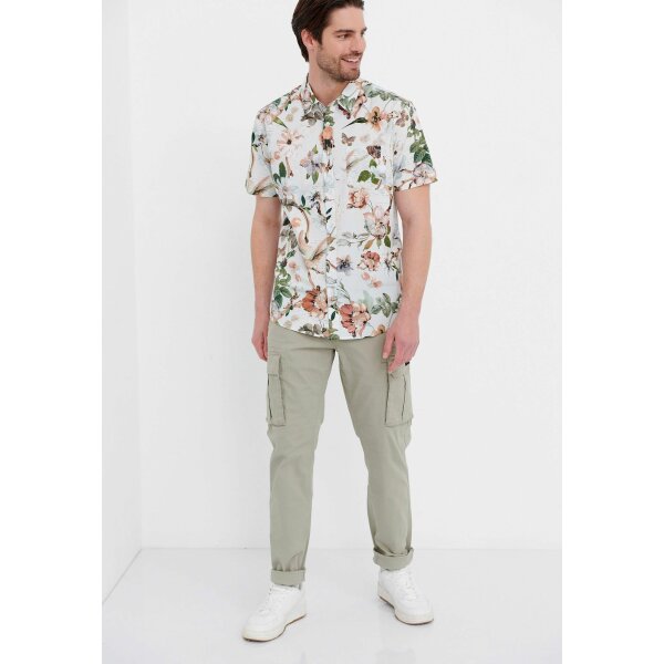 Ανδρικό Πουκάμισο FUNKY BUDDHA FBM005-058-05 Λευκό - Image 2